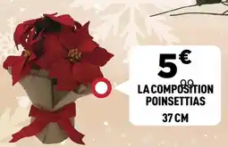 Centrakor La composition poinsettias offre