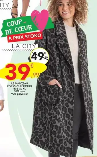 Stokomani La city - le manteau o verge offre