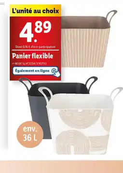 Lidl Panier flexible offre