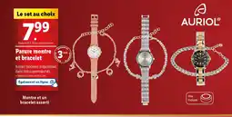 Lidl AURIOL Parure montre et bracelet offre