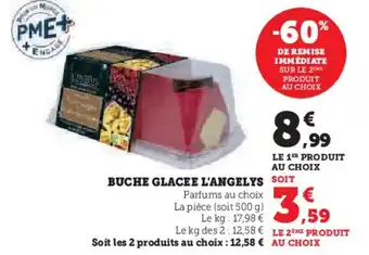 Super U Buche glacee l'angelys offre