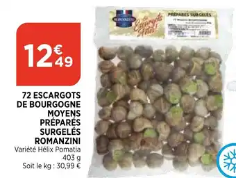 72 Escargots de Bourgogne