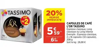 Capsules de Café