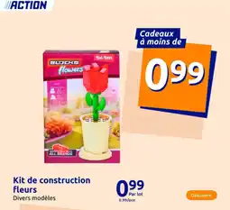 Action Kit de construction fleurs offre