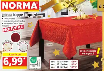 Norma Nappe jacquard offre