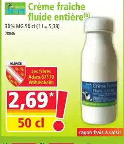 Norma Crème fraîche fluide entière offre