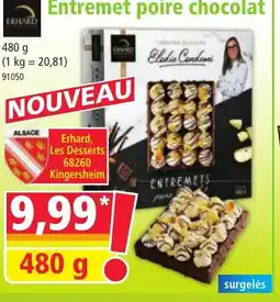 Norma Entremet poire chocolat offre