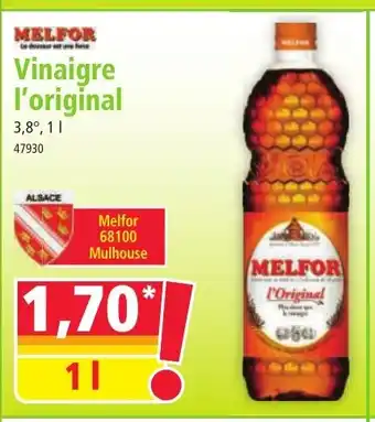 Norma MELFOR Vinaigre l'original offre