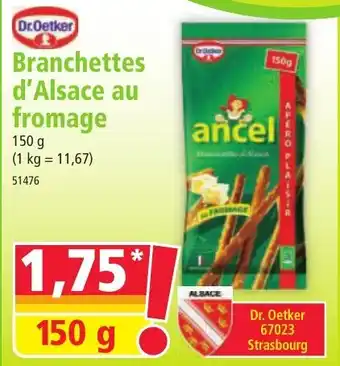 Norma Branchettes d'Alsace au fromage offre