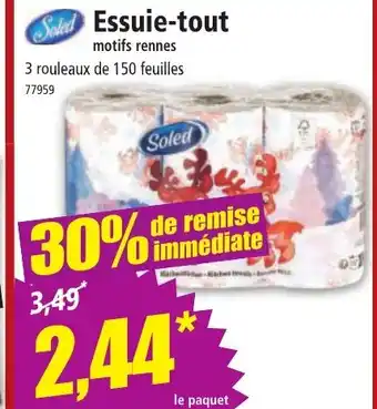 Norma SOLED Essuie tout offre