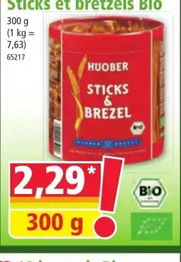 Norma Sticks et bretzels Bio offre