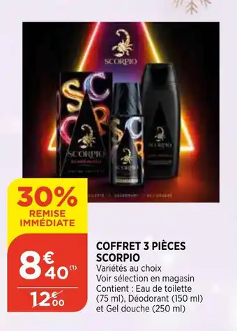 Coffret 3 Piéces Scorpio