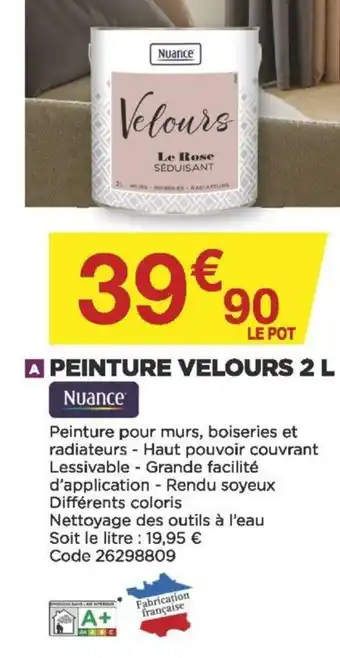 Bricomarché Peinture Velours 2 L offre