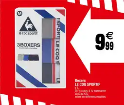 Carrefour LE COQ SPORTIF Boxers offre