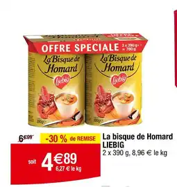 Carrefour LIEBIG La bisque de Homard offre