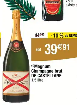 Carrefour DE CASTELLANE Magnum Champagne brut offre