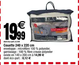 Carrefour Matteo Recci Couette 240 x 220 cm offre