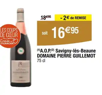 Carrefour DOMAINE PIERRE GUILLEMOT A.O.P. Savigny-lès-Beaune offre