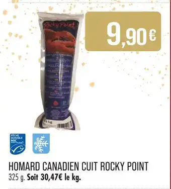 Match Rocky Point Homard Canadien Cuit offre