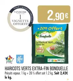 Match BONDUELLE Haricots Verts Extra-Fin offre