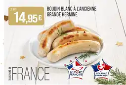 Match GRANDE HERMINE Boudin blanc à l'ancienne offre