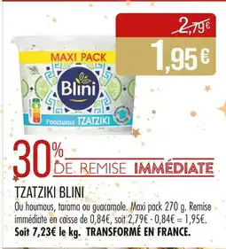 Match Blini TZATZIKI BLINI offre