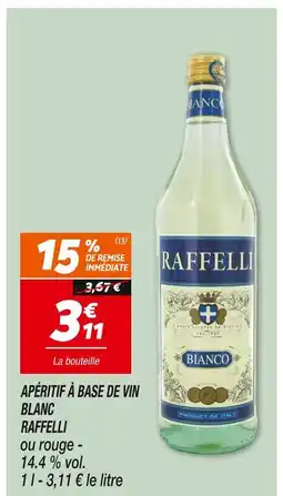 Netto RAFFELLI Apéritif à base de vin blanc offre