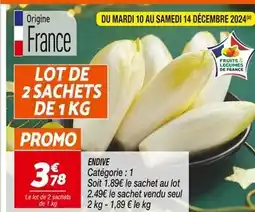Netto ENDIVE offre