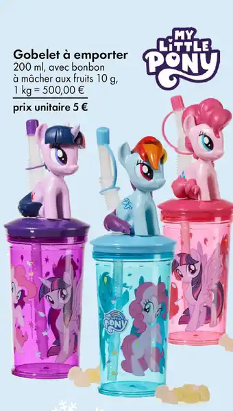 TEDi MY LITTLE PONY Gobelet à emporter offre