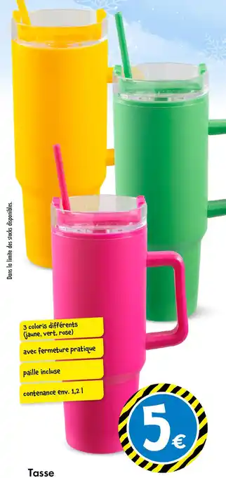 TEDi TEDI Tasse en plastique offre