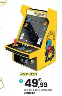 JouéClub Micro player pro my arcade pac-man 41108362 offre