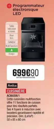 Extra AMICA Cuisinière ac1605n/1 offre