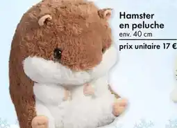 Hamster en peluche