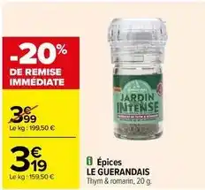 Carrefour Le guerandais - épices offre