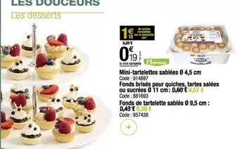 Promocash Les desserts offre