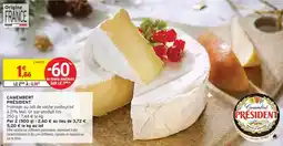 Intermarché Président - camembert offre