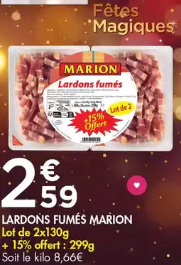 Leader Price Lardons fumes marion offre