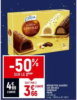 Vival PILPA Bochettes glacées délices chocolat offre