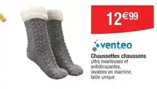 Cora Venteo - chaussettes chaussons offre