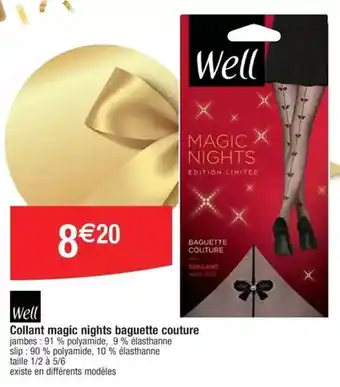 Cora Well - collant magic nights baguette couture offre