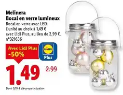 Hyper U Bougeoir verre recycle 30 cm offre