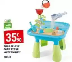 Gamm vert Table de jeux sable et eau offre