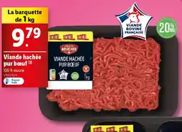 Lidl Viande hachée pur boeuf offre