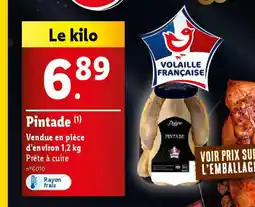 Lidl Pintade offre