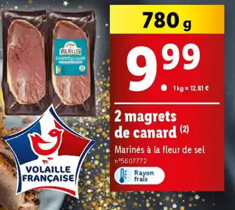 Lidl 2 magrets de canard offre