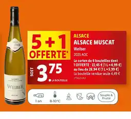 Lidl ALSACE MUSCAT Weiber offre