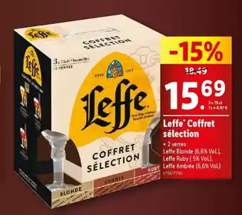 Lidl LEFFE Coffret selection offre