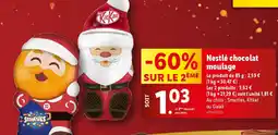 Lidl Nestlé chocolat moulage offre