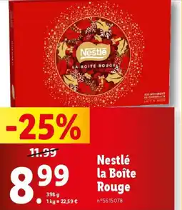 Lidl Nestlé la Boîte Rouge offre