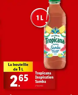 Lidl TROPICANA Inspiration Samba offre